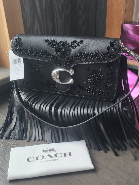Coach Handbags - NWT Coach Tabby 26 Fringe Beaded Shoulder Bag